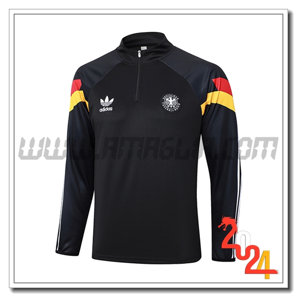 Felpa Allenamento Germania Nero 2024 2025