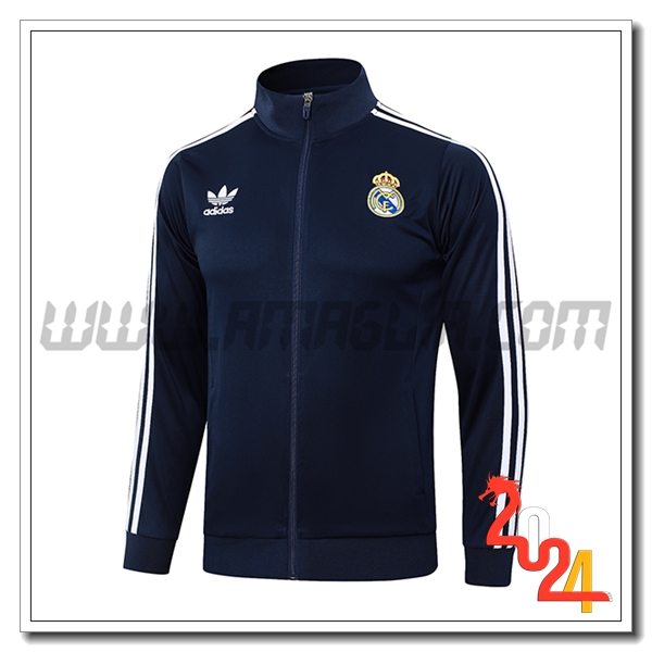 Giacca Calcio Real Madrid Blu Reale 2024 2025