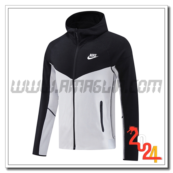 Giacca Con Cappuccio Nike Grigio/Nero 2024 2025