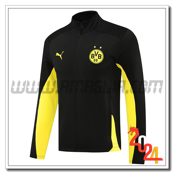 Giacca Calcio Dortmund Nero/Giallo 2024 2025
