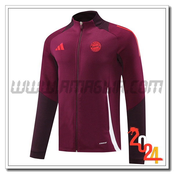 Giacca Calcio Bayern Monaco Rosso 2024 2025