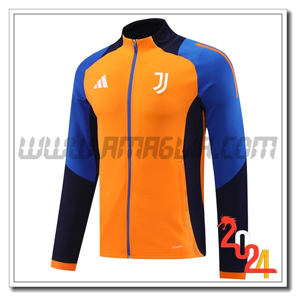 Giacca Calcio Juventus Arancia/Blu 2024 2025