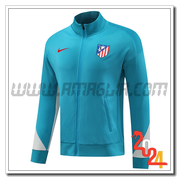 Giacca Calcio Atletico Madrid Blu/Grigio 2024 2025