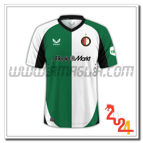 Feyenoord Terzo Maglia Calcio 2024 2025