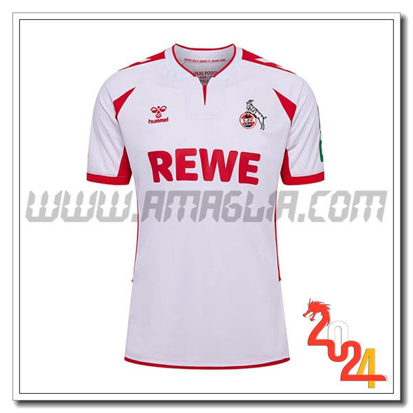 Maglia Calcio FC Koln Edizione speciale 2024 2025 Bianco