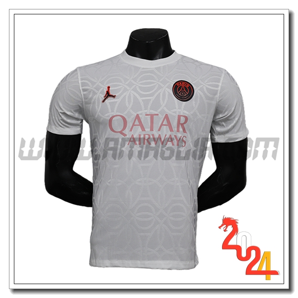 Maglia Calcio PSG Edizione speciale 2024 2025 Bianco