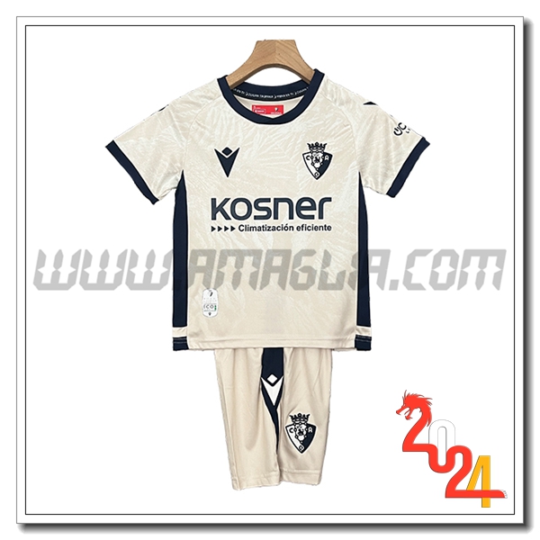 Kit Maglia Osasuna Bambino Seconda 2024 2025