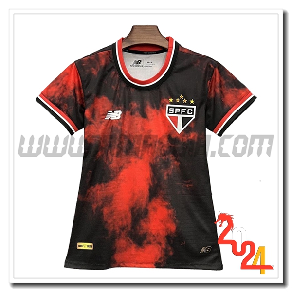 Terzo Maglia Calcio Sao Paulo FC Donna 2024 2025