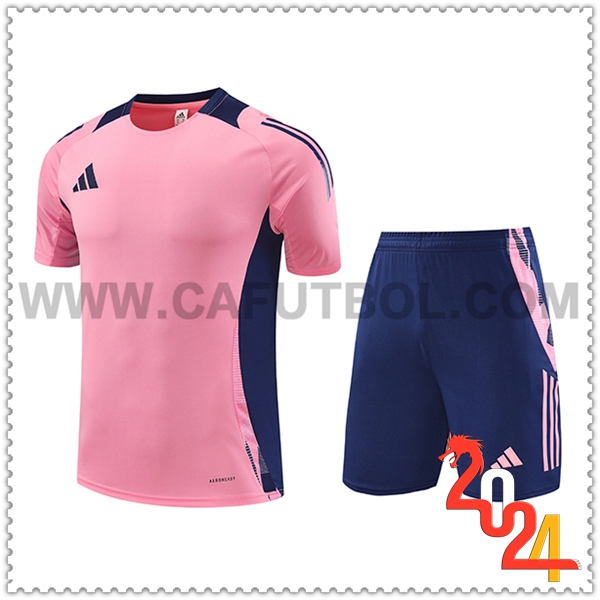 Kit Maglia Allenamento Adidas Rosa/viola 2024 2025