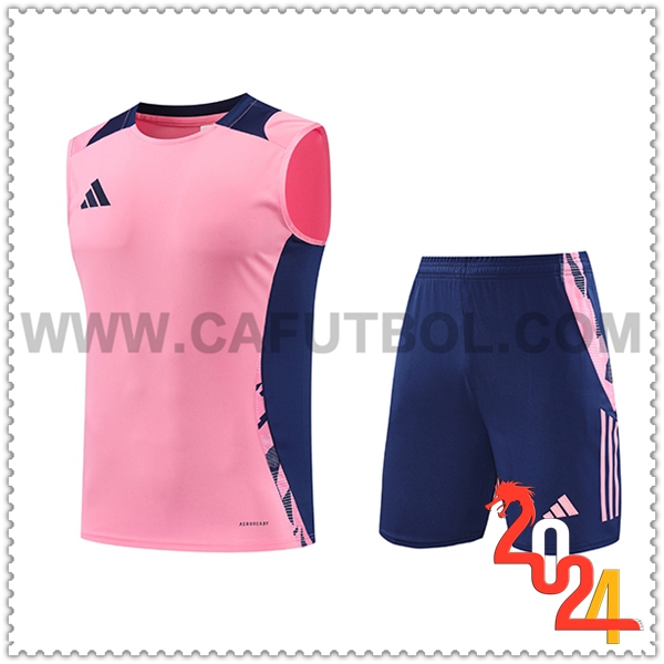 Kit Canotta Allenamento Adidas Rosa/viola 2024 2025