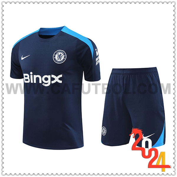Kit Maglia Allenamento FC Chelsea Blu Reale 2024 2025