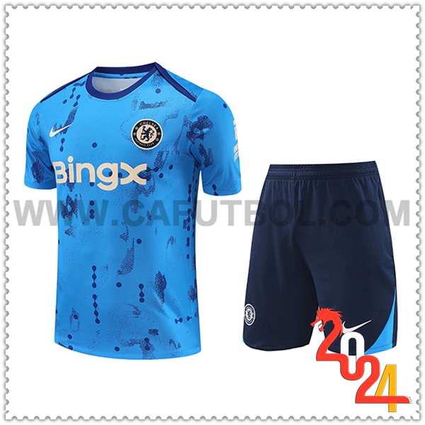 Kit Maglia Allenamento FC Chelsea Blu 2024 2025