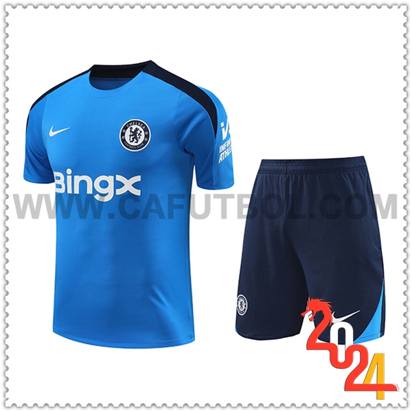 Kit Maglia Allenamento FC Chelsea Blu 2024 2025 -02