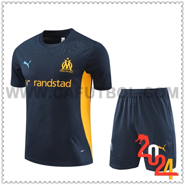 Kit Maglia Allenamento Marsiglia Blu Reale 2024 2025