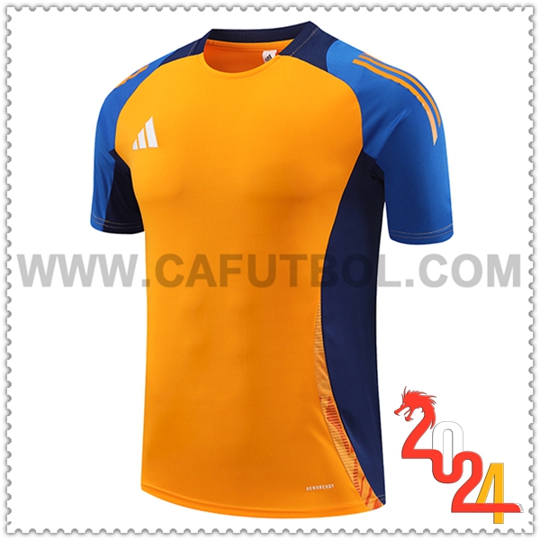 T Shirt Allenamento Adidas Arancia/Blu 2024 2025
