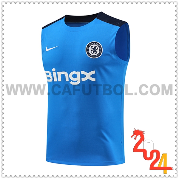 Canotta Allenamento FC Chelsea Blu 2024 2025 -02