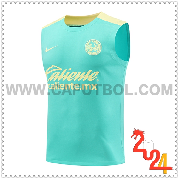 Canotta Allenamento Club America Verde/Giallo 2024 2025