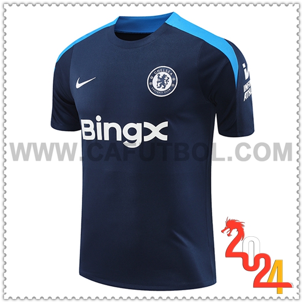 T Shirt Allenamento FC Chelsea Blu Reale 2024 2025