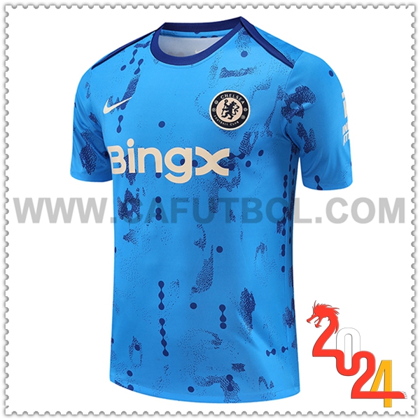 T Shirt Allenamento FC Chelsea Blu 2024 2025
