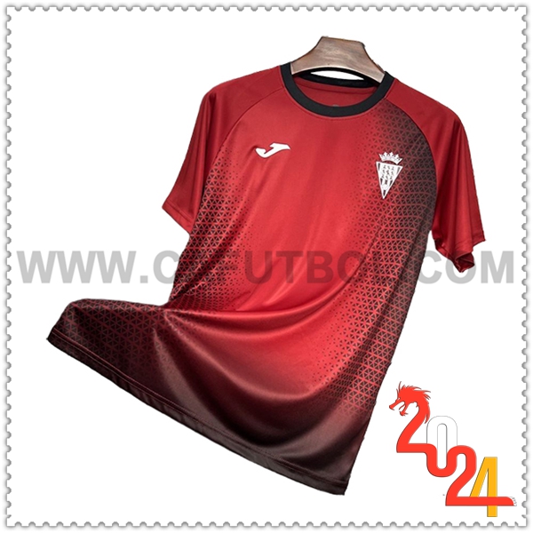 T Shirt Allenamento Cordoba fc Rosso/Nero 2024 2025