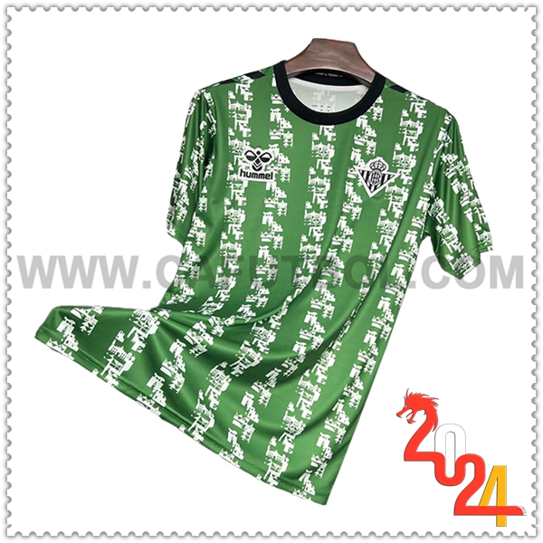 T Shirt Allenamento Real Betis Verde/Bianco 2024 2025
