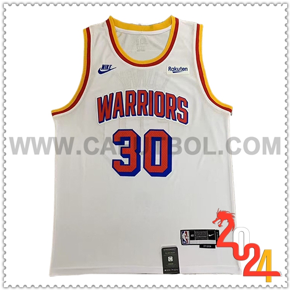 Maglia Golden State Warriors (CURRY #30) 2024/25 Bianco/Rosso