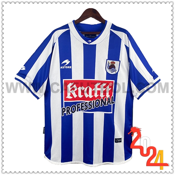 Prima Maglia Retro Real Sociedad 2002/2003