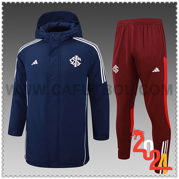 Tuta Piumino Con Cappuccio Internacional Blu/Bianco/Rosso 2024 2025