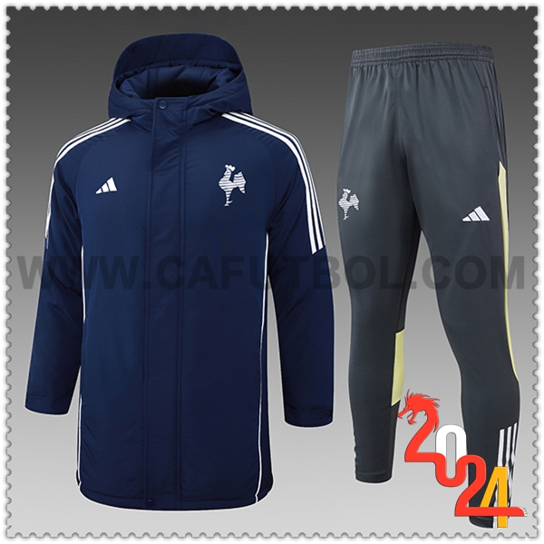 Tuta Piumino Con Cappuccio Atlético Mineiro Blu/Bianco/Grigio/Giallo 2024 2025