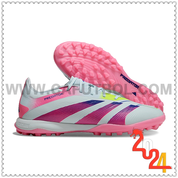 Adidas Scarpe da Calcio PREDATOR 24 ELITE TF BOOTS Bianco/Rosa