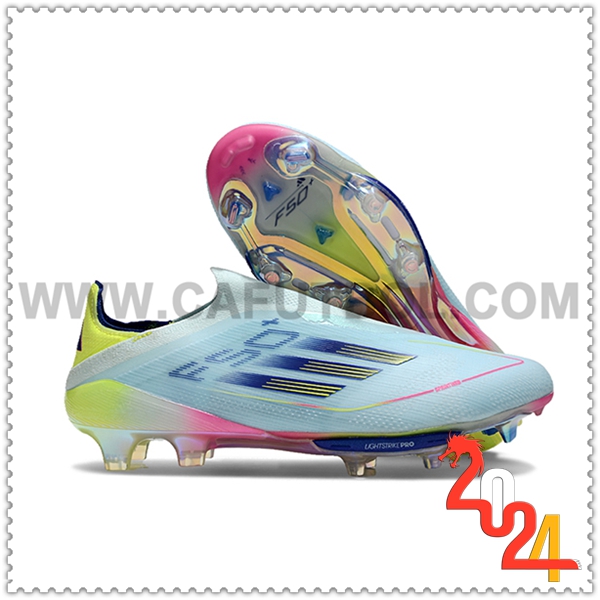 Adidas Scarpe da Calcio F50+ FG Blu/Nero