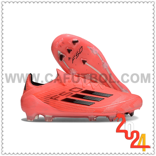 Adidas Scarpe da Calcio F50 ELITE FG Arancia/Nero -02