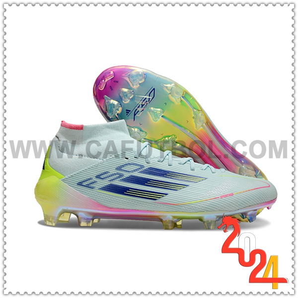 Adidas Scarpe da Calcio F50 ELITE MID FG W Blu/viola/Giallo