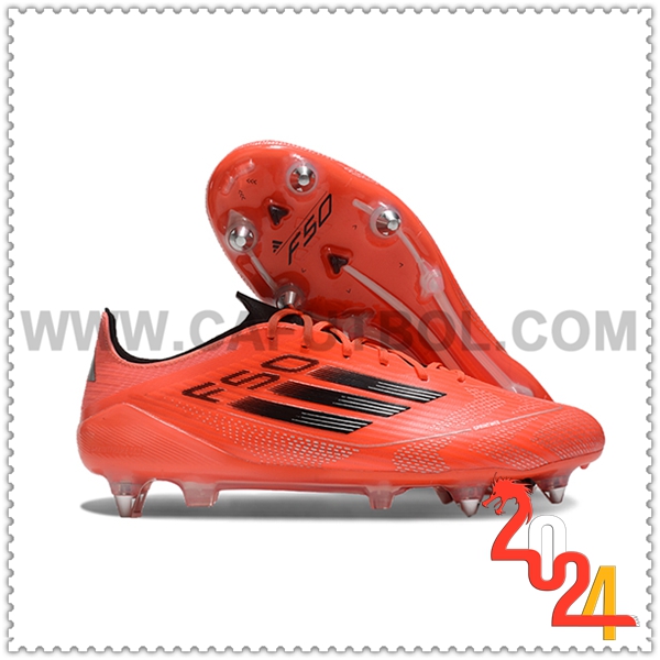 Adidas Scarpe da Calcio F50 ELITE SG Arancia/Nero