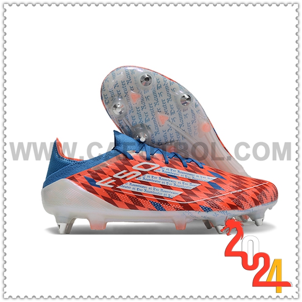 Adidas Scarpe da Calcio F50 Elite SG Arancia/Blu