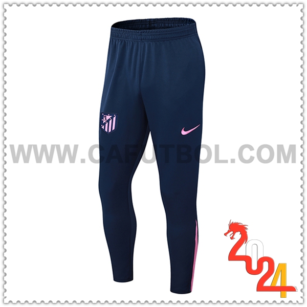 Pantaloni da Allenamento Atletico Madrid Blu/Rosa 2024 2025