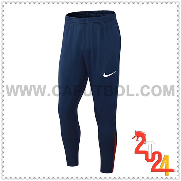 Pantaloni da Allenamento Nike Blu/Rosso 2024 2025