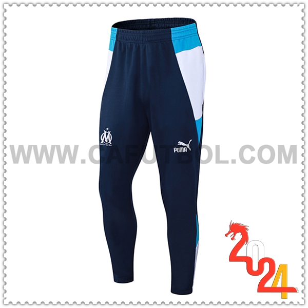 Pantaloni da Allenamento Marsiglia Blu/Bianco 2024 2025
