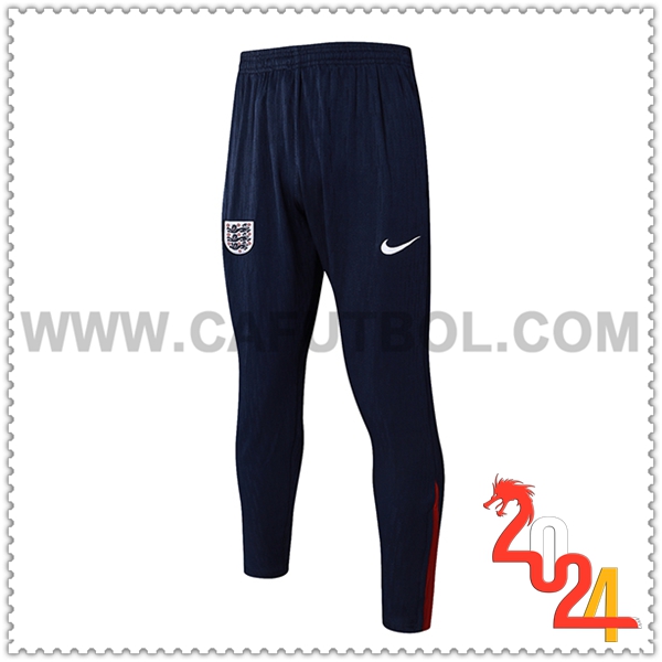 Pantaloni da Allenamento Inghilterra Blu/Rosso 2024 2025