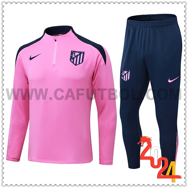 Tuta Allenamento Atletico Madrid Rosa/Blu 2024 2025