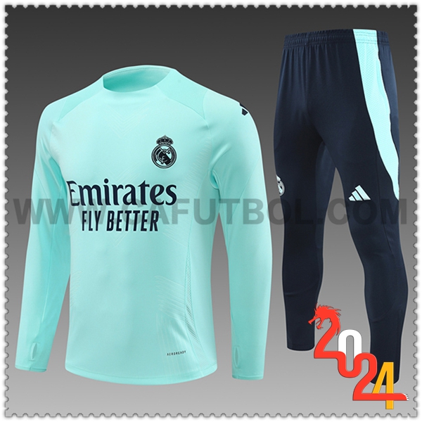 Tuta Allenamento Real Madrid Bambino Blu/Nero 2024 2025