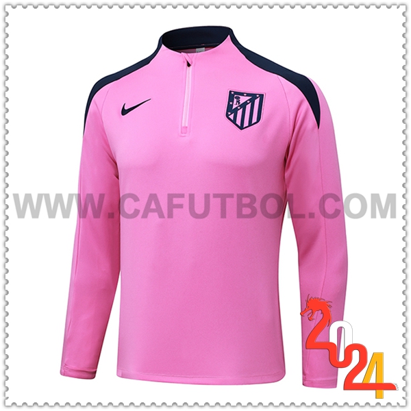 Felpa Allenamento Atletico Madrid Rosa/Blu 2024 2025