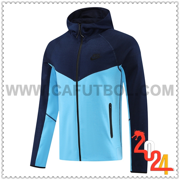 Giacca Con Cappuccio Adidas Blu 2024 2025