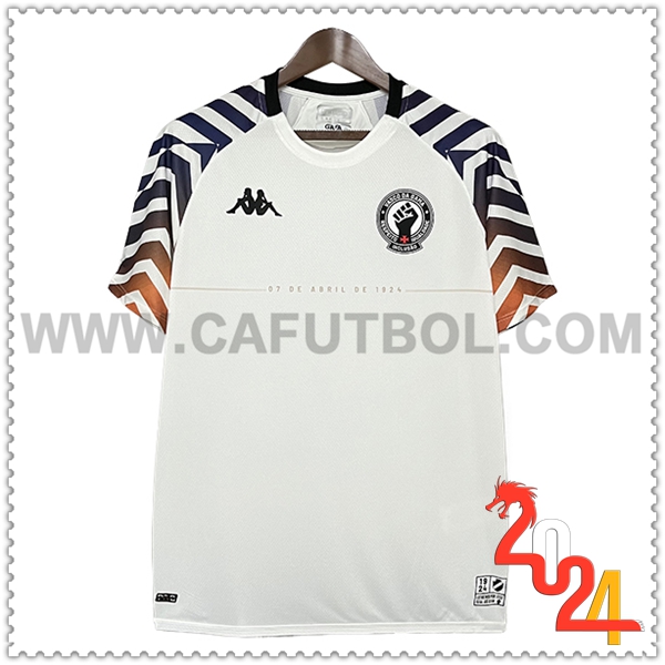 Maglia Calcio CR Vasco Da Gama Edizione Speciale 2024 2025 Bianco