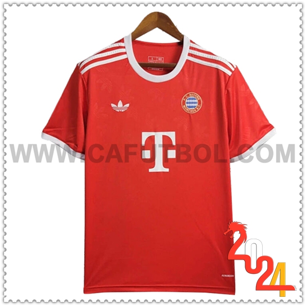 Maglia Calcio Bayern Monaco Edizione Speciale 2024 2025 Rosso