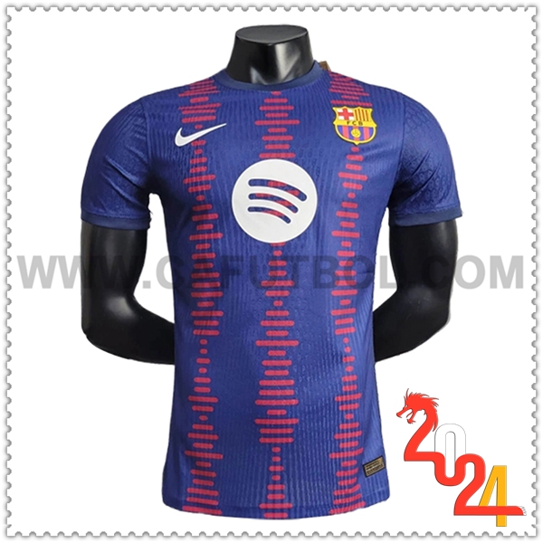 Maglia Calcio FC Barcellona Edizione Speciale 2024 2025 Blu marino