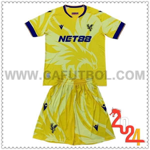 Kit Maglia Crystal Palace Bambino Seconda 2024 2025