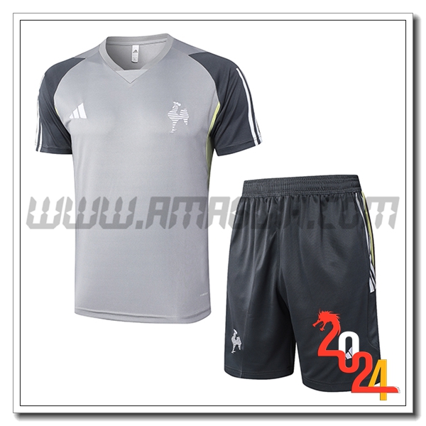 Kit Maglia Allenamento Atletico Mineiro Grigio 2024 2025