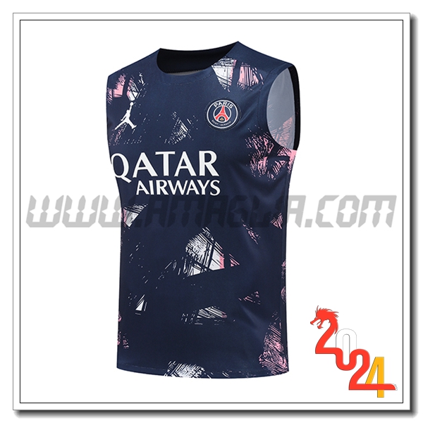 Canotta Allenamento PSG Blu 2024 2025