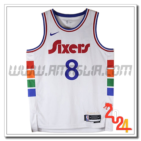Maglia Philadelphia 76ers (GEORGE #8) 2024/25 Bianco
